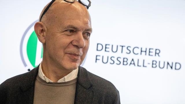 DFB-Präsident Bernd Neuendorf stellte das Projekt vor