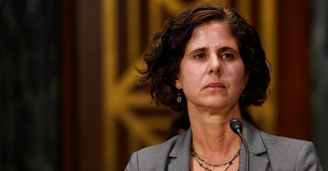 Sharon Bradford Franklin, the chairwoman of the Privacy and Civil Liberties Oversight Board, was among three board members picked by Democrats who received an email from the White House telling them to submit resignation letters.