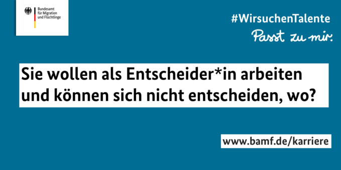Sie wollen als Entscheider*in arbeiten und können sich nicht entscheiden, wo?
