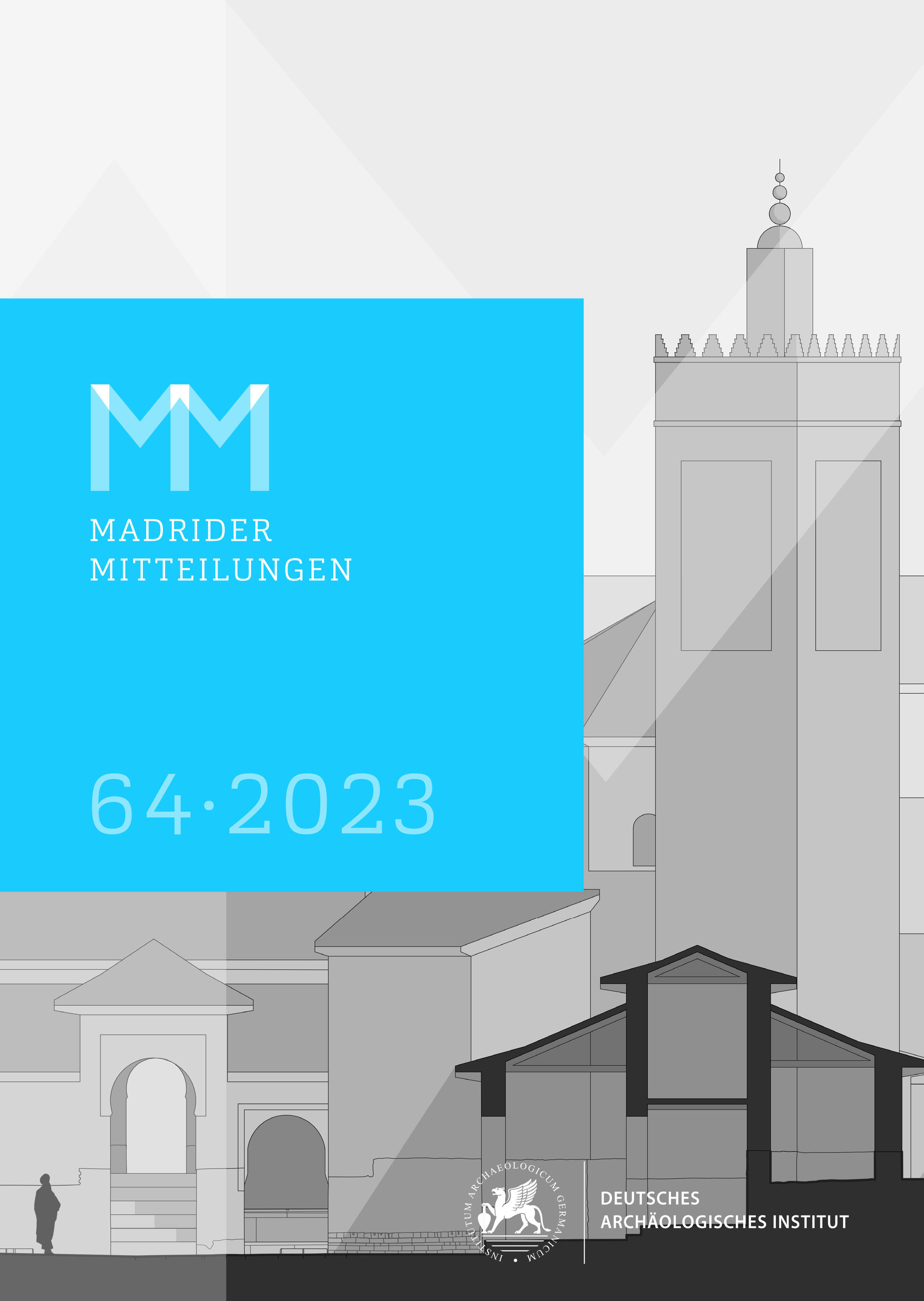 Cover der Madrider Mitteilungen Band 64, 2023.
